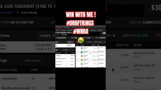 WNBA DFS 💰🤝🏾 #dfs #wnba #basketball #draftkings #shorts