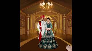 Caricature Indian Wedding Video Invitation | Save the Date Digital WhatsApp Invite