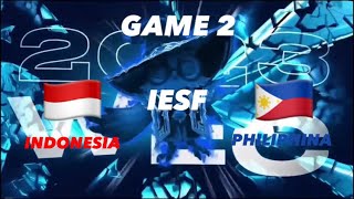 INDONESIA (BTR) vs PHILIPINE (BREN) || IESF 2023 || GAME 2