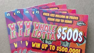 New tickets!!! $5 Whole Lotta $500's from the Florida lottery!!