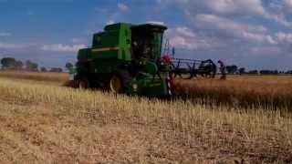 Żniwa 2015 - Rzepak | John Deere | Zetor | HD |