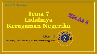 Tema 7 Sub Tema 3 Pembelajaran 2 Kelas 4