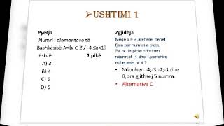 Matematike 9:  Ushtrime per pergatitjen e provimeve te lirimit.