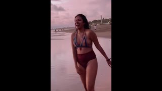 ACTRESS AMALA PAUL HOT  BIKINI BEACH PHOTOSHOOT