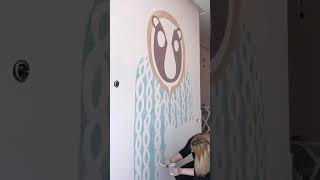 Hand painted wall mural. Роспись стен