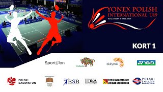 YONEX Polish International U19 | Badminton | Białystok | 2024 | court 1 | DAY 2