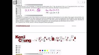 Q22 Em um concurso público em que cada uma das três únicas provas vale de zero a dez, a prova de po