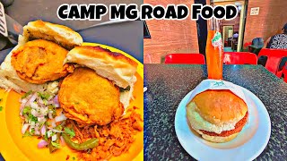 Pune Camp MG ROAD Food | Camp Burger | Garden Vada Pav | Marz-O-Rin | Kohinoor Restaurant | Monafood