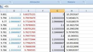 Excel acelerometro y la integral, video silente