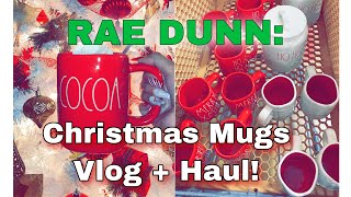 RAE DUNN: Christmas mug Vlog+Haul!