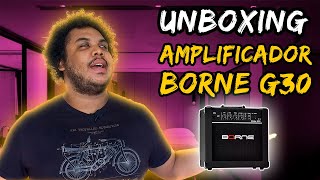 UNBOXING AMPLIFICADOR BORNE STRIKE G30 | PARA TREINAR EM CASA