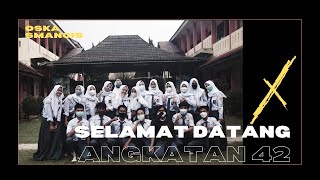 Selamat datang siswa baru SMAN 1 Cisaat angkatan 42