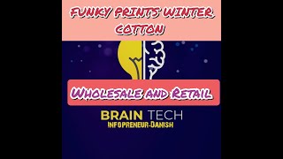 Export Quality Winter Cotton Funky Prints-Detailed Video || Infopreneur-Danish