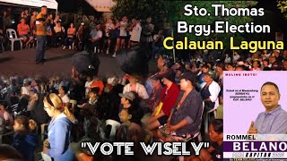 LET'S VOTE WISELY OUR BRGY.OFFICIALS