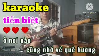 karaoke tiễn biệt solo guitar điện