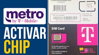 ✅Como ACTIVAR Un Chip Metro By T- MoBILE (Guía Definitiva!!)🔴