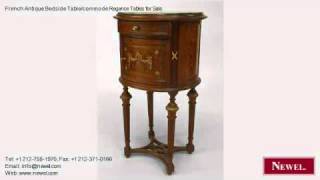 French Antique Bedside Table/commode Regence Tables for