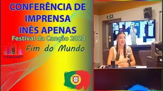 Conferência de imprensa INÊS APENAS | SF2 Festival da Canção