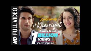 KHAIRIYAT (BONUS TRACK) | CHHICHHORE | Sushant, Shraddha | Pritam, Amitabh B|Arijit Singh