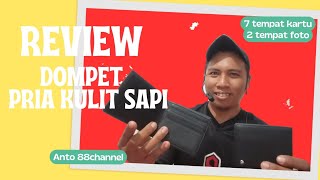 REVIEW DOMPET  PRIA KULIT SAPI, MODEL SIMPEL, 3-DESEMBER-2023@anto88channel