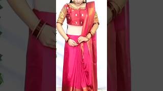 How to wear saree cleanely