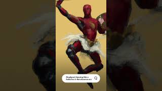 Asking AI for Renaissance painting of Deadpool dancing like a ballerina. #ai #art #short