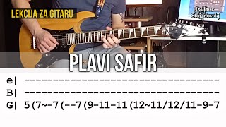 Bajaga i Instruktori - Plavi Safir | Lekcija Za Gitaru | Guitar Tutorial | Dalibor Stojanovski