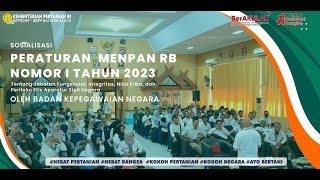 BBPP Batangkaluku Gelar Sosialisasi PermenPAN-RB Nomor 1 Tahun 2023