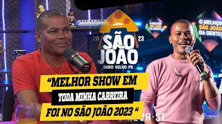 MELHOR SHOW em toda minha CARREIRA FOI NO SÃO JOÃO 2023.