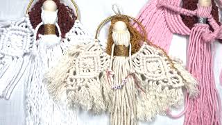 DIY Macrame Angel Ornament/Decoration!!