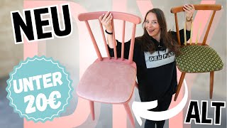 ✨♻️ Aus Alt mach Neu: Mein erster DIY Stuhl! 🪑 Upcycling + Polstern leicht gemacht ✅