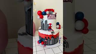 #shorts #spidermancake #spidermanthemecake #amazingspiderman