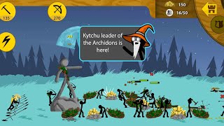 Stick War: Legacy mission 21 Kytchu the leader of the Archidons