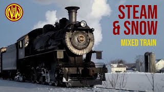 Steam & Snow "Mixed Train" | Virginia Creeper charter on the Strasburg Rail Road | 10th Anniversary