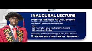 Inaugural Lecture - Prof. Richmond Nii Okai Aryeetey