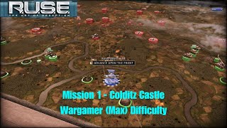 RUSE - Mission 1 Colditz Castle on Max Difficulty (Wargamer)