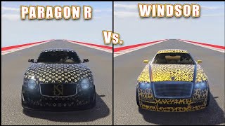 ENUS PARAGON R VS ENUS WINDSOR SPEED TEST DRAG RACE - GTA 5 ONLINE