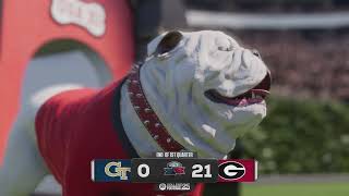 #1 Georgia Vs Georgia Tech [Road To Glory]