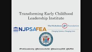 Transforming Early Childhood Leadership Institute