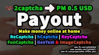 2captcha to PM (PerfectMoney) 0.5 USD Payout Proof