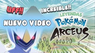 ¡¡Reacciónando al NUEVO VIDEO de pokemon LEYENDAS ARCEUS!!