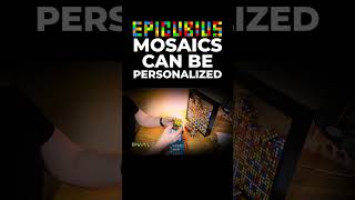 EPICUBIUS Rubik Cube Mosaics from Edinburgh #magician #rubikcube #shorts