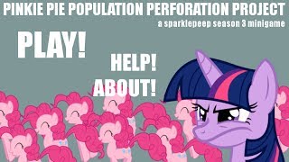 Pinkie Pie Population Perforation Project by sparklepeep