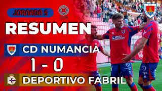 Resumen C.D. Numancia | 1-0 | Deportivo Fabril