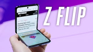 Samsung Galaxy Z Flip Hands On - Folding Smartphone