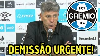 ACABOU PRA ELE!  PEDIDO DE DEMISSÃO! ACABOU DE SAIR! NOTÍCIAS DO GRÊMIO