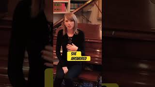 Taylor Swift answers Fan’s questions #taylorswift #taylorsversion