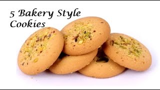 Bakery style cookies recipes/5 bakery style cookies/Wheat Flour cookies recipes/How to make Cookies