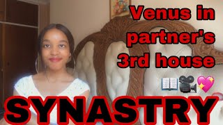 SYNASTRY: Venus in partner’s 3rd house synastry (saying all the right things)