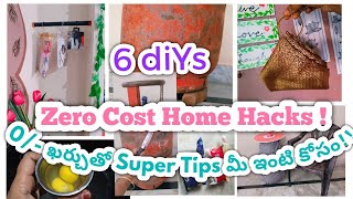 Home Hacks | No Cost Organizing Ideas | Space Saving Ideas | Kitchen Hacks